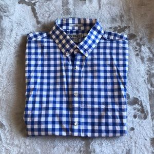 Men’s Express Short Sleeve Button Down Shirt.